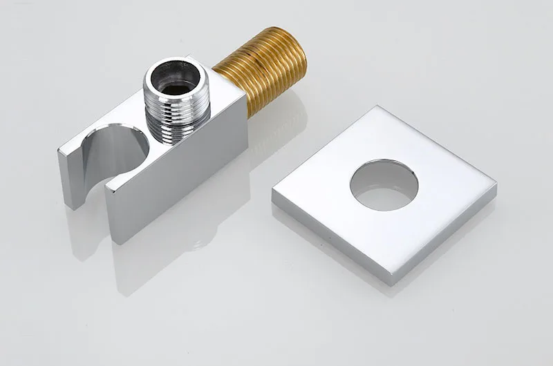 Universal Removable Handheld Shower Head Holder Brass Wall Mount Adjustable Hand Held Sprayer Bracket