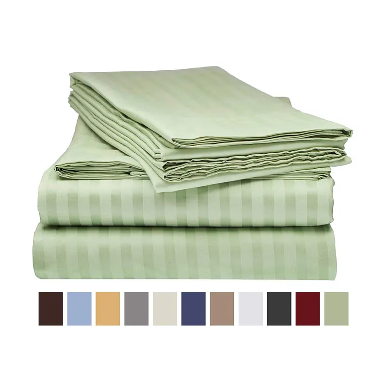 Blanket Hotel Mr and Mrs Bedding Sets 100% Cotton with Pillow Case Cotton Bed Sheet