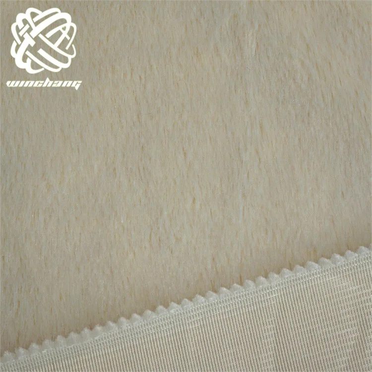 2021 Fashion Style Artificial 100% Polyester PV Plush Faux Fur Fabric For Shoes Lining Carpet Garment Fake Fur