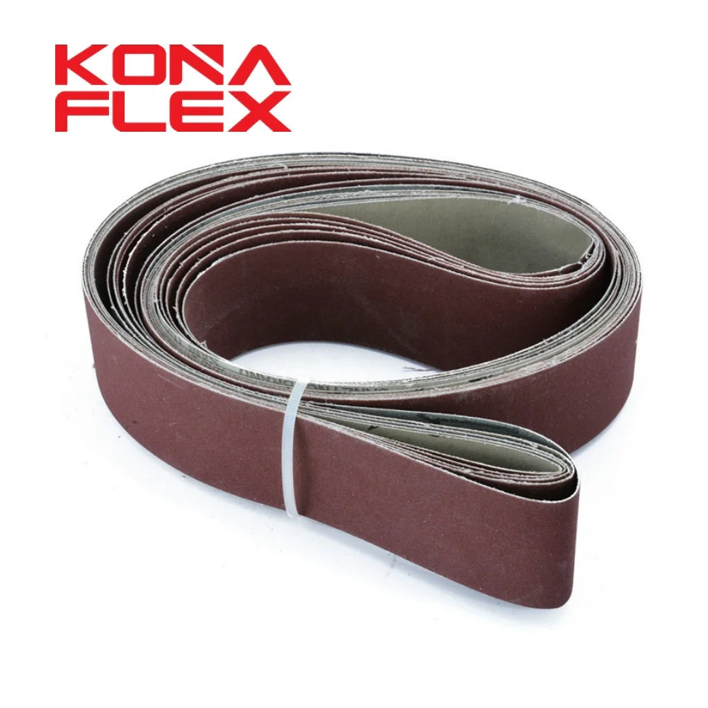konaflex 2inchx48inch(50x1219mm)  aluminum oxide sanding belts for grinding&polishing wood/metal