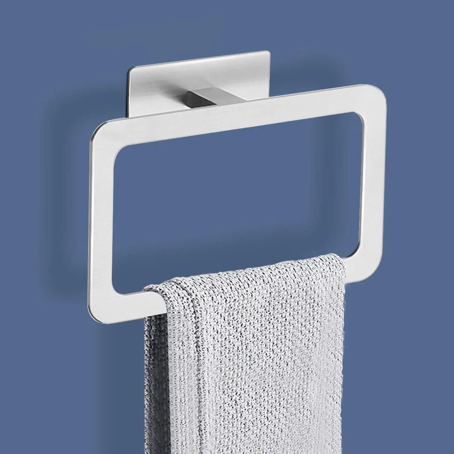 Self adhesive towel ring Self adhesive towel ring Stainless steel anti rust bathroom towel rack wall mounted SUS 304