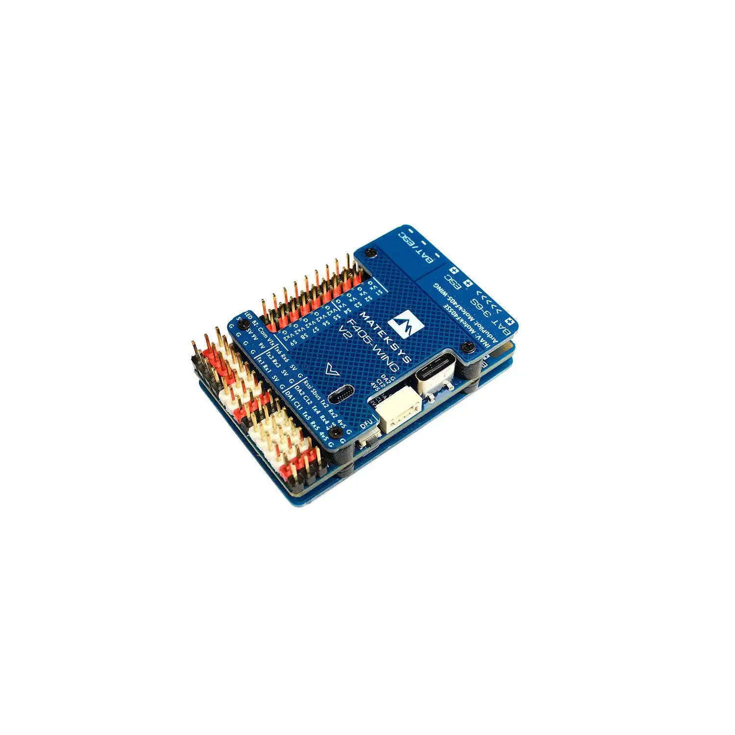 Контроллер полета Matek Mateksys F405 WING V2 F405-WING-V2 FC Baro/OSD/Blackbox для ArduPilot / INAV Rc игрушечный самолет