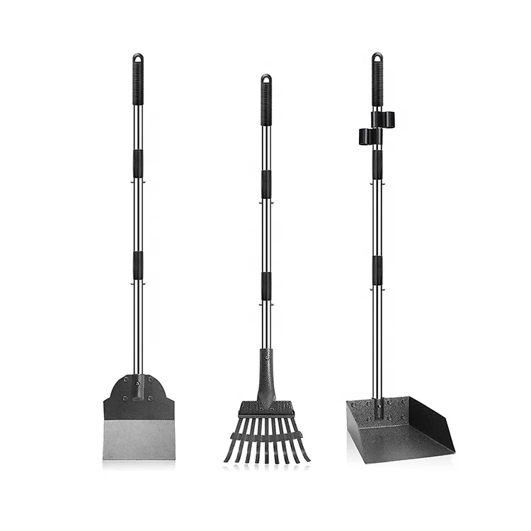Sohpety Plastic Handle Metal Pet Dog Pooper Poop Waste Picker Scooper