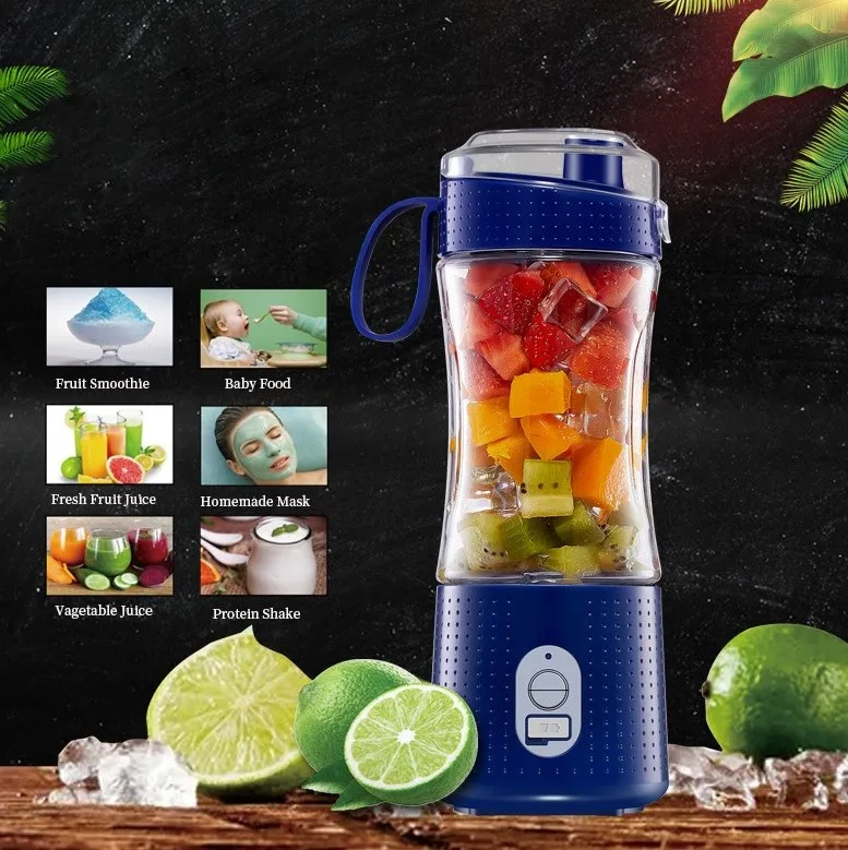 Wholesale  Mini Freshing   Juicer Portable Blender 350Ml Usb     Blender Portable Bledner Usb   Portable Strong Power Juicer