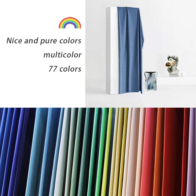 China Product Multi-colors Design Furniture Fabric Holland Velvet Fabric For Sofa Curtain Cloth