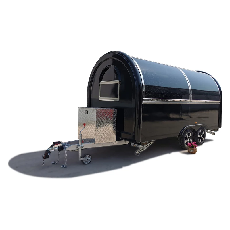 Customize Multi-function Barbecue Hot Dog Pizza Mini Donut Churroes Food Cart Portable Solar Food Trailer For Sale hot dog