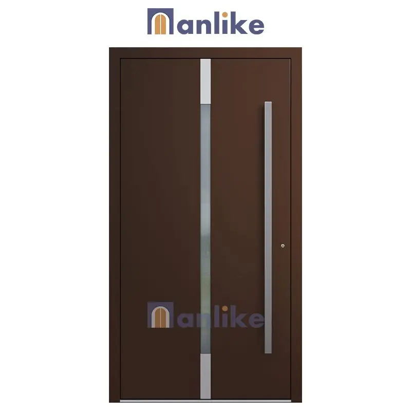 Anlike Main Anti Theft Exterior Gold Bulletproof  Single Custom Front Safety Modern Security Lock Door For Home