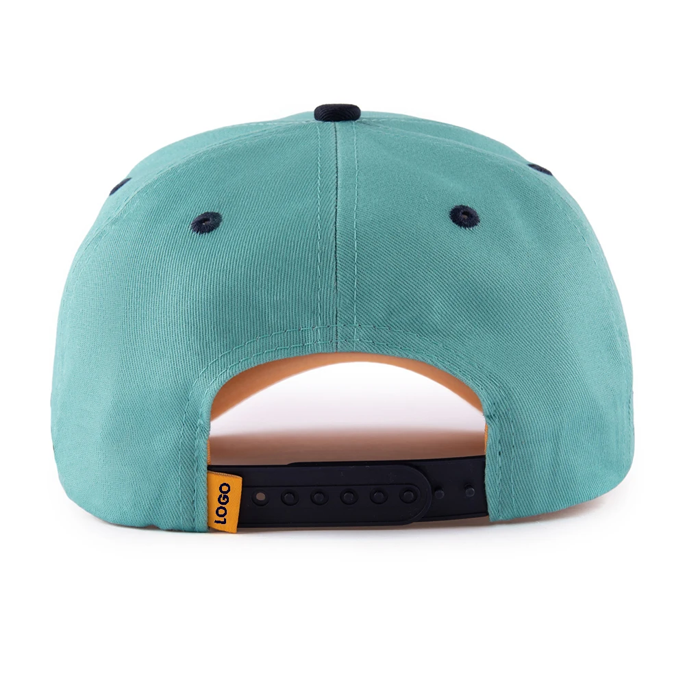 New style color block chapeau custom design cotton embroidery logo curved brim 5 panel two tone structured baseball cap