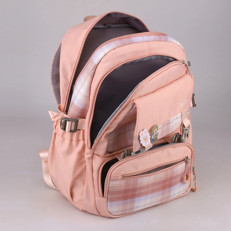 woman polyester slazenger backpack bag hipster school backpack bag mustache backpack bag