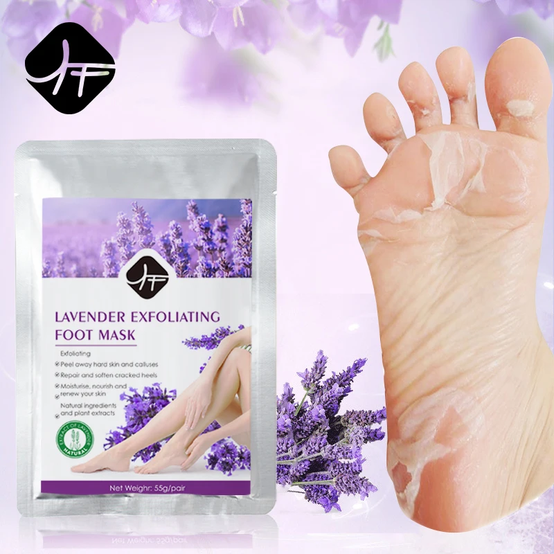 Wholesale Vitamin C Exfoliating Callus Removal Lavender Tea Tree Coffee Foot Peel Mask Sheet