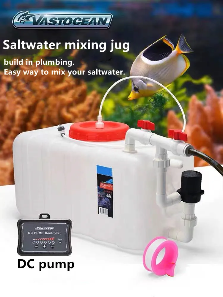 Seawater configuration bucket mixed salt Saltwater mixing jug for fish tank