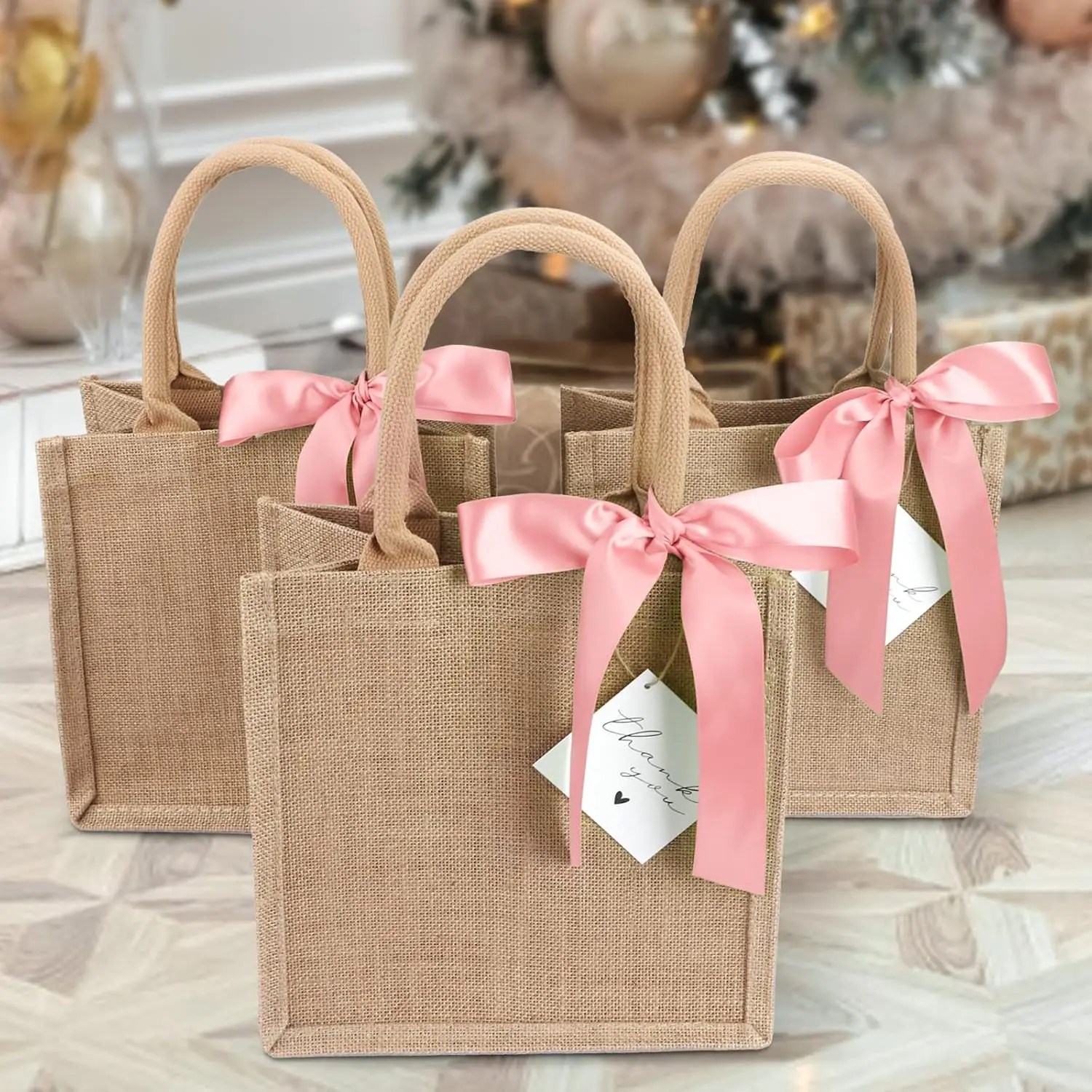 Customized Logo Colorful Jute Beach Promotional Wedding Eco-friendly Material Tote Shopping Jute Bag With Zipper Pocket