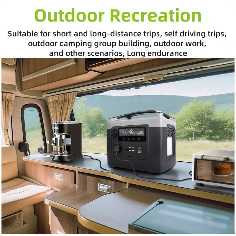flow RIVER Pro Portable Power Station 720WH/600W Outdoor Camping Solar Energy Storage Lithium ion Battery