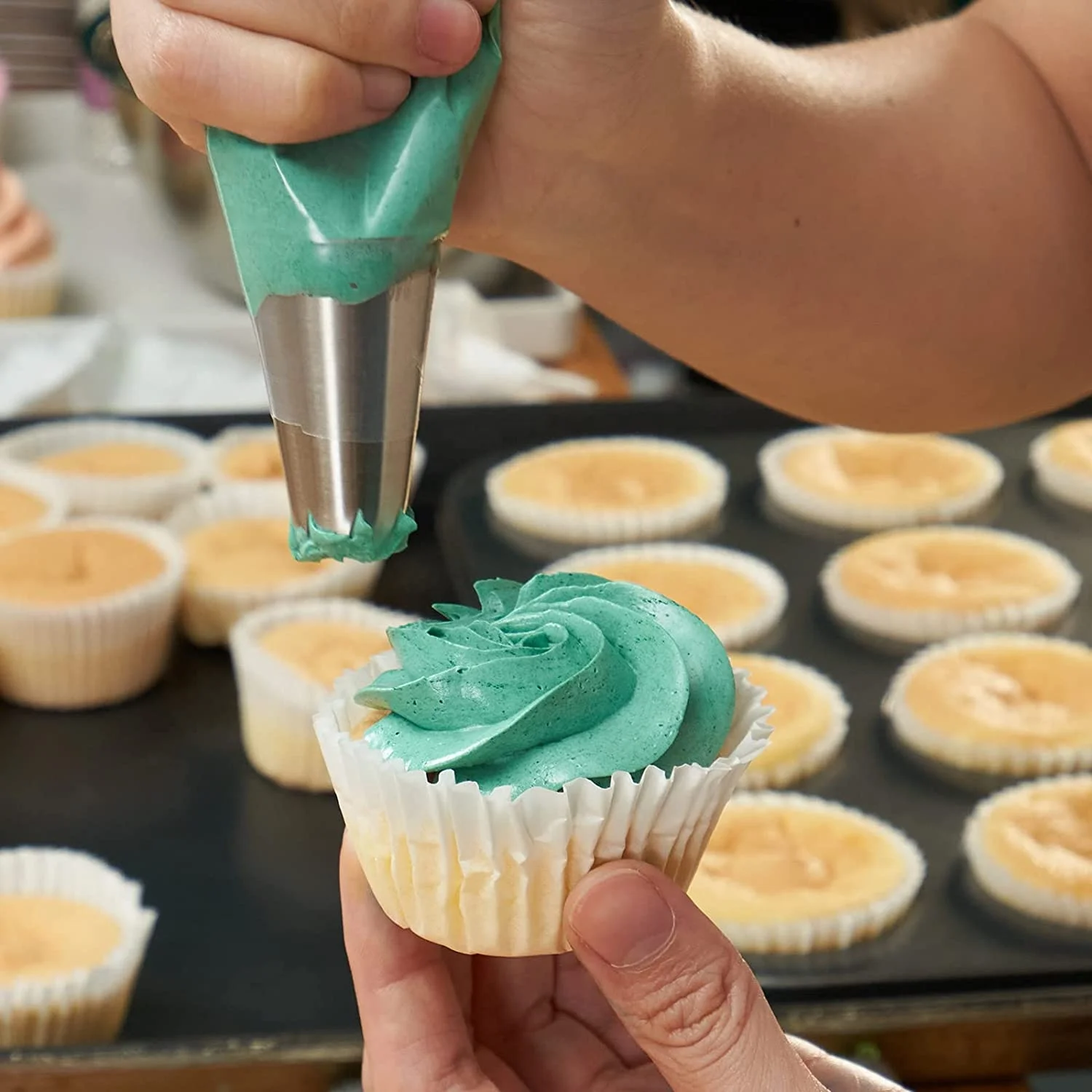 Russian Cake Decorating Nozzle Piping Pastry Tool Baking Tip Tools Leaf Shape Icing Stainless Steel Nozzles Set