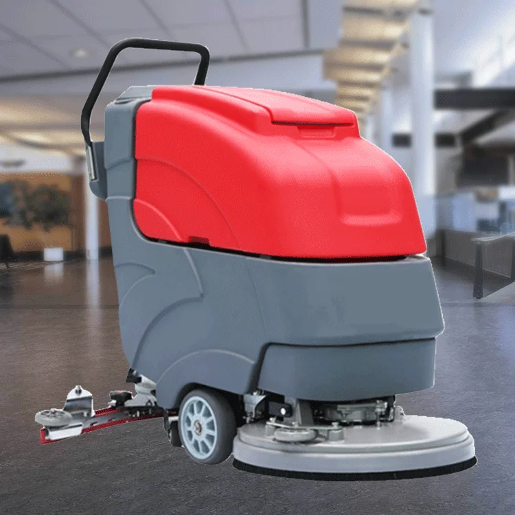 Double protection motor floor scrubber carpet cleaning machine for sale