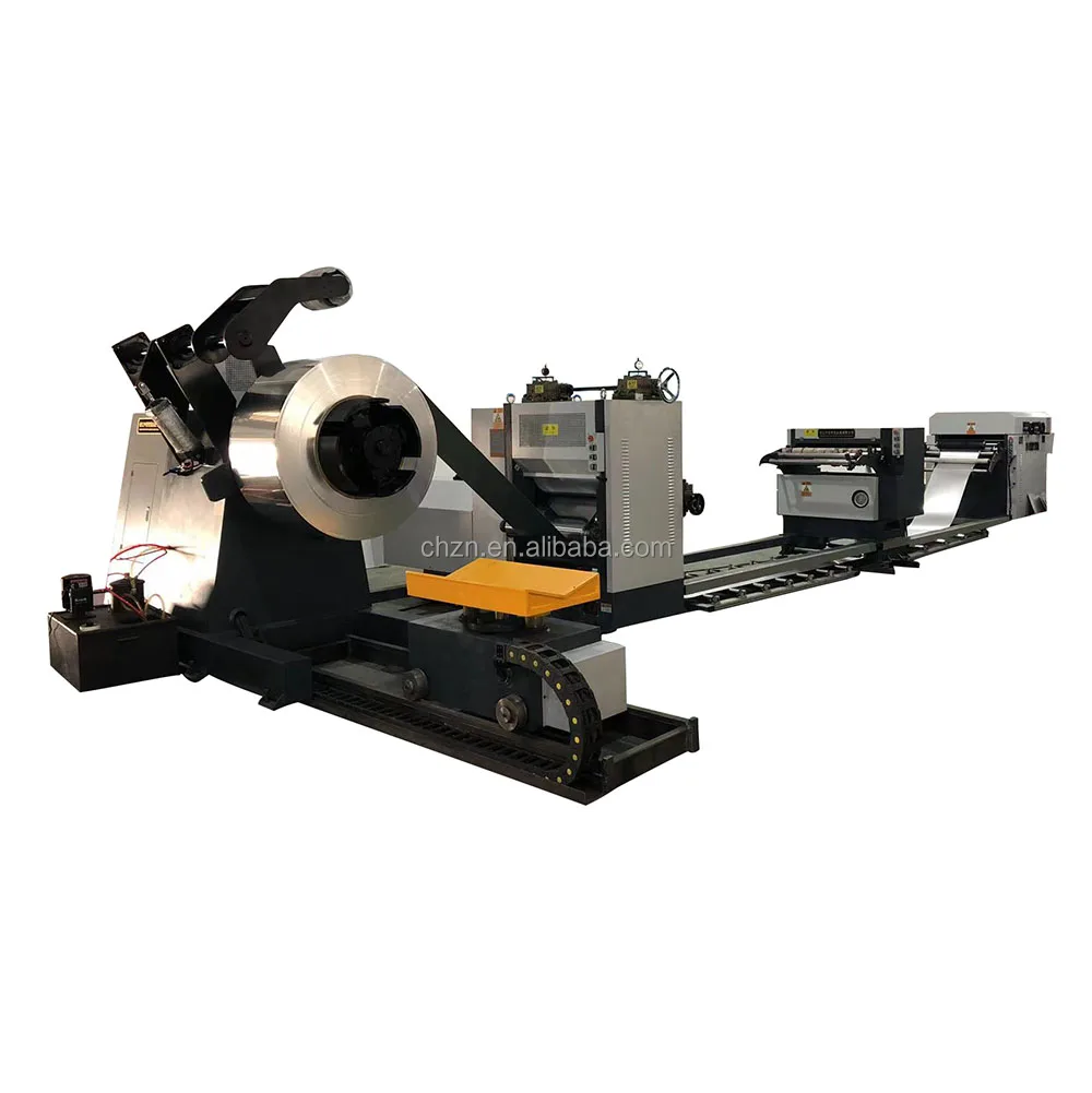 Stainless Steel Embossing Production Line with Unwinding Machine and Cutting Machine Knurling Machine