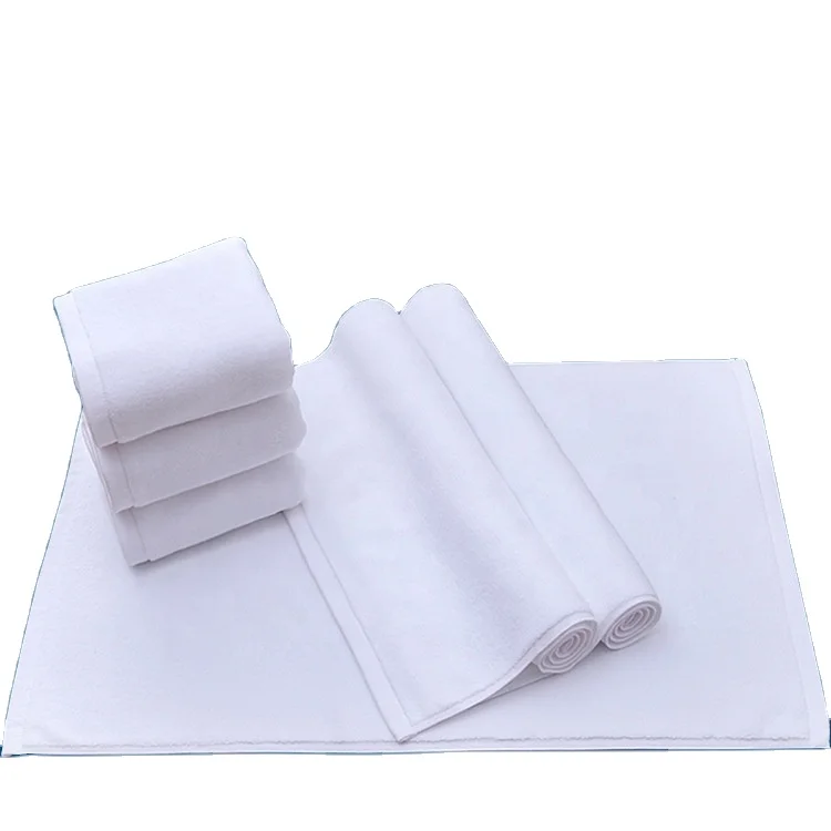 Hot Selling Custom Logo 5star hotel breathable 100% Cotton Hotel 32s Bath Mat