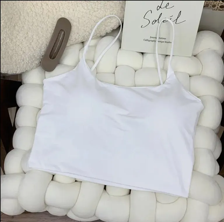 Factory Direct Seamless Tank Top Camisole Short Camisole Tops with beautiful back bra