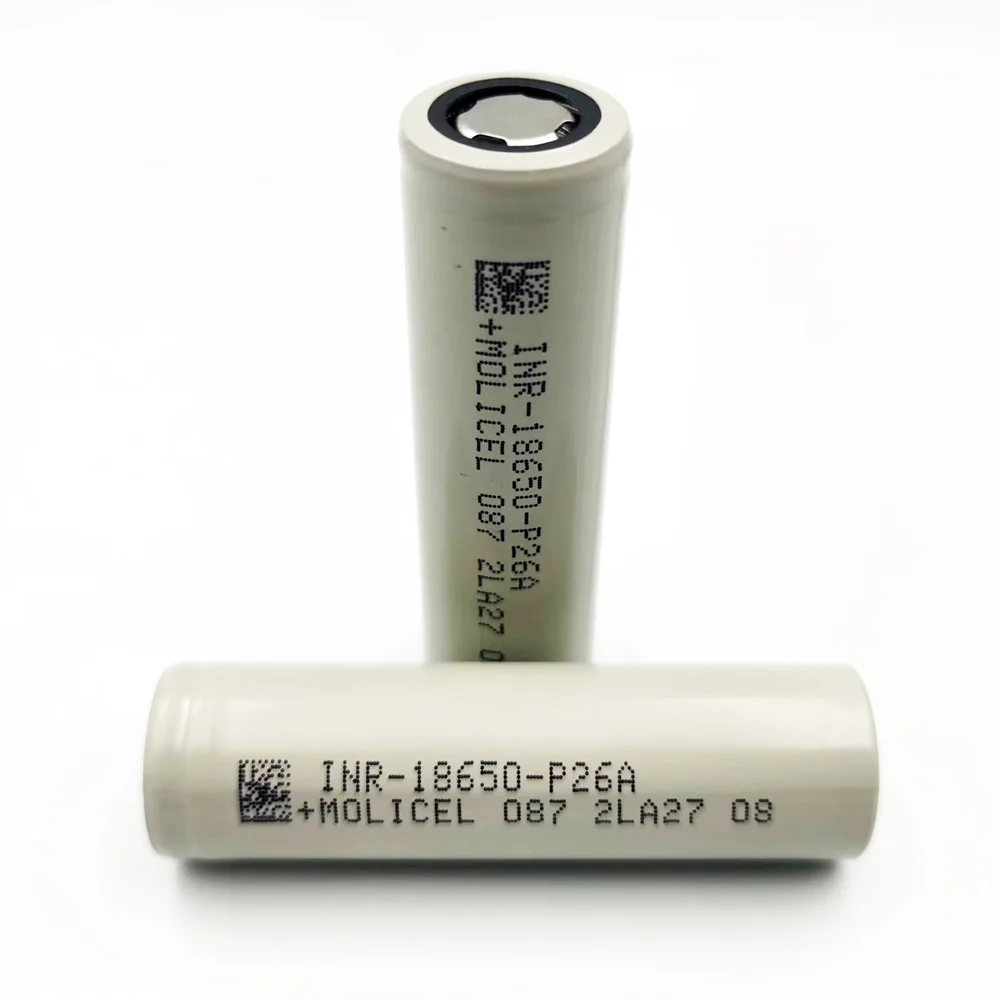 Molicel P26A  18650 3.7v 2600mAh Cell Max 35A Discharge Support -40 Degree Celsius Low Temperature Discharge