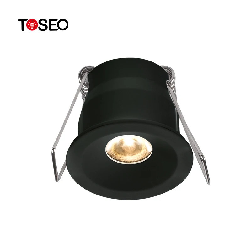 Aluminium 3.3 Watt Spotlights Black Round Recessed Mini Downlight LED 90 Modern CREE Led Chip IP65 Led Spot Light 100w 100 900