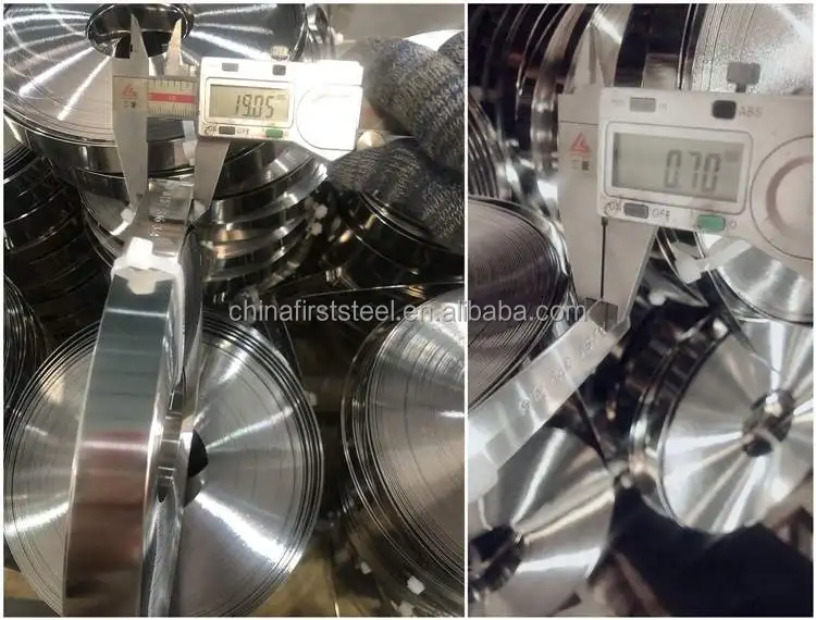Ремешок из нержавеющей стали 0 5 толщиной 19 мм x 304 плоский ремешок ss304 aisi201 ss316 16 32