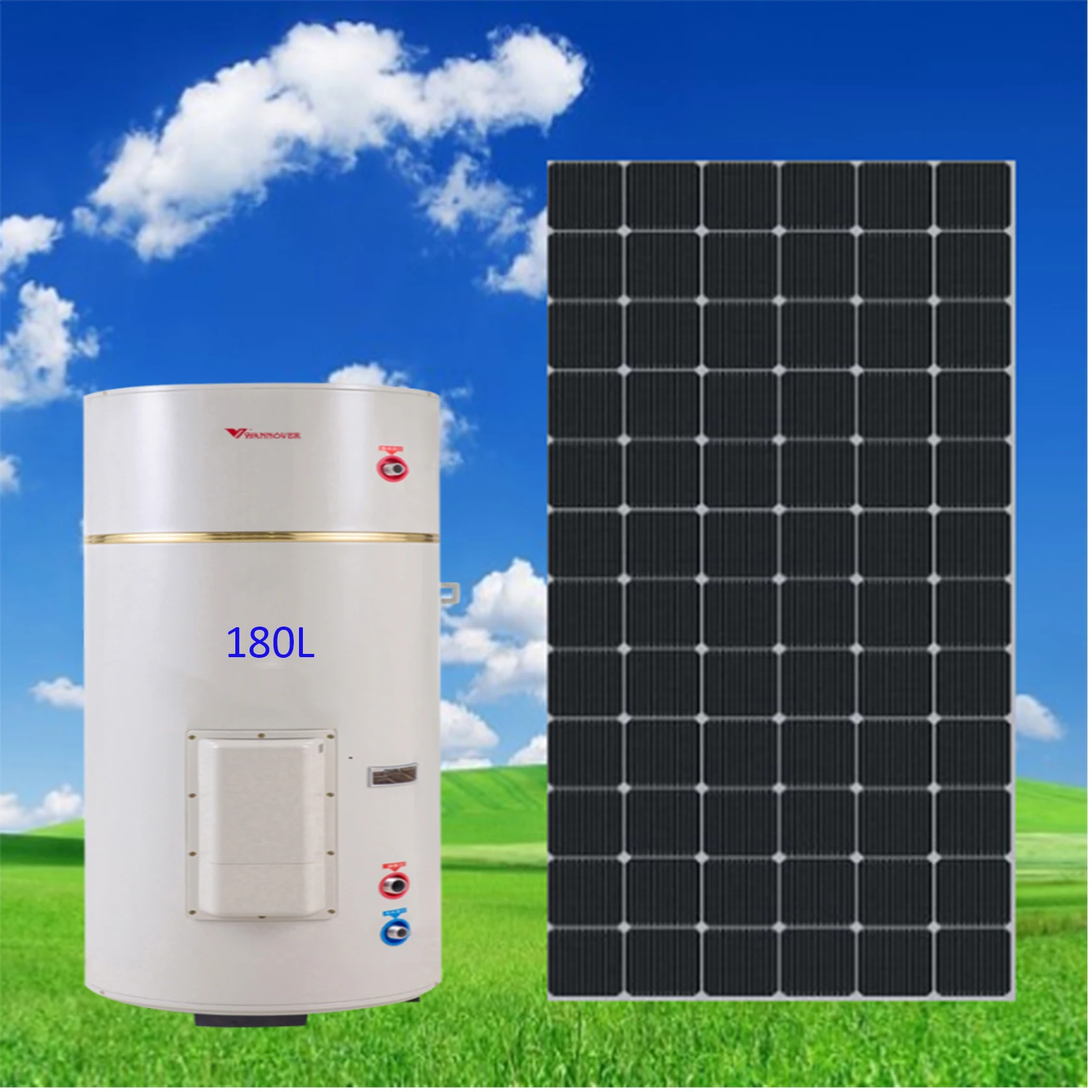 OEM ODM Solar Water Heater 100L 120L 150L 200L  Non-Pressurized Solar Water Heater System for Home Hotel or Commercial  hospital