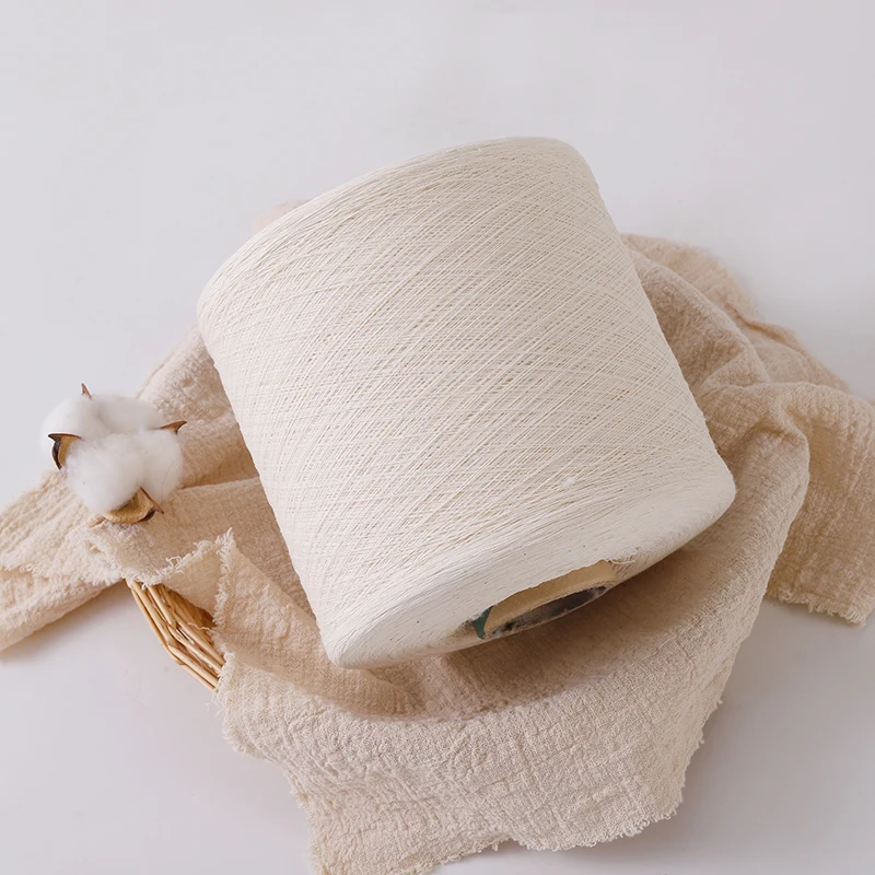 100% Combed Raw Open End Cotton Wholesale Tube  tshirt 30/2 Cotton Yarn 20/1 For Knitting