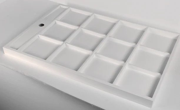 GM Custom Shower Tray Rectangular Shaped Stone Resin Black Shower Tray
