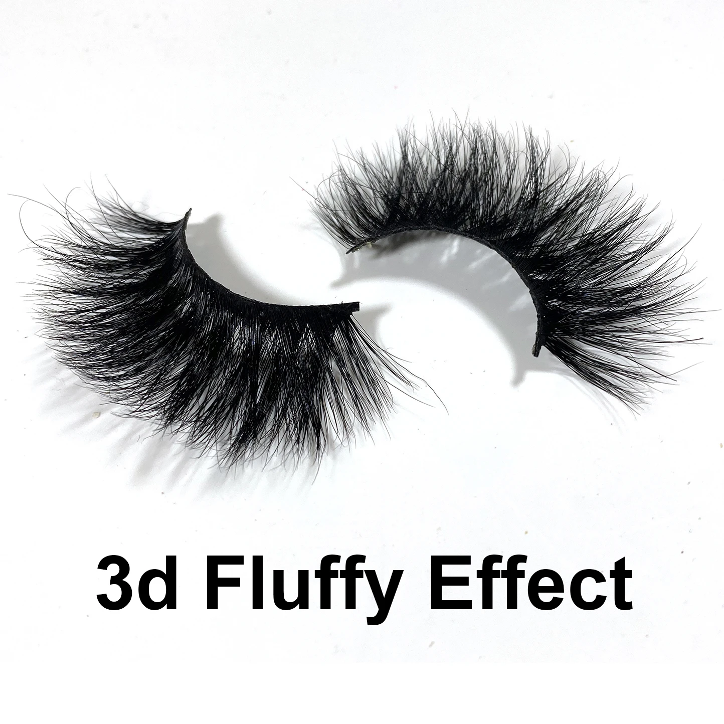 
Best Selling 25mm 100% Real Mink Fur Eyelash Full 3D Cruelty Free lashes With Custom Package 