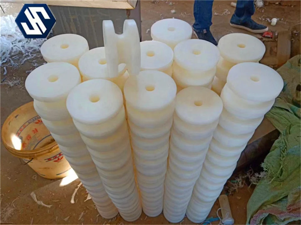 MC nylon wheel fixed processing door and window pulley U-H wheel construction machinery crane nylon pulley