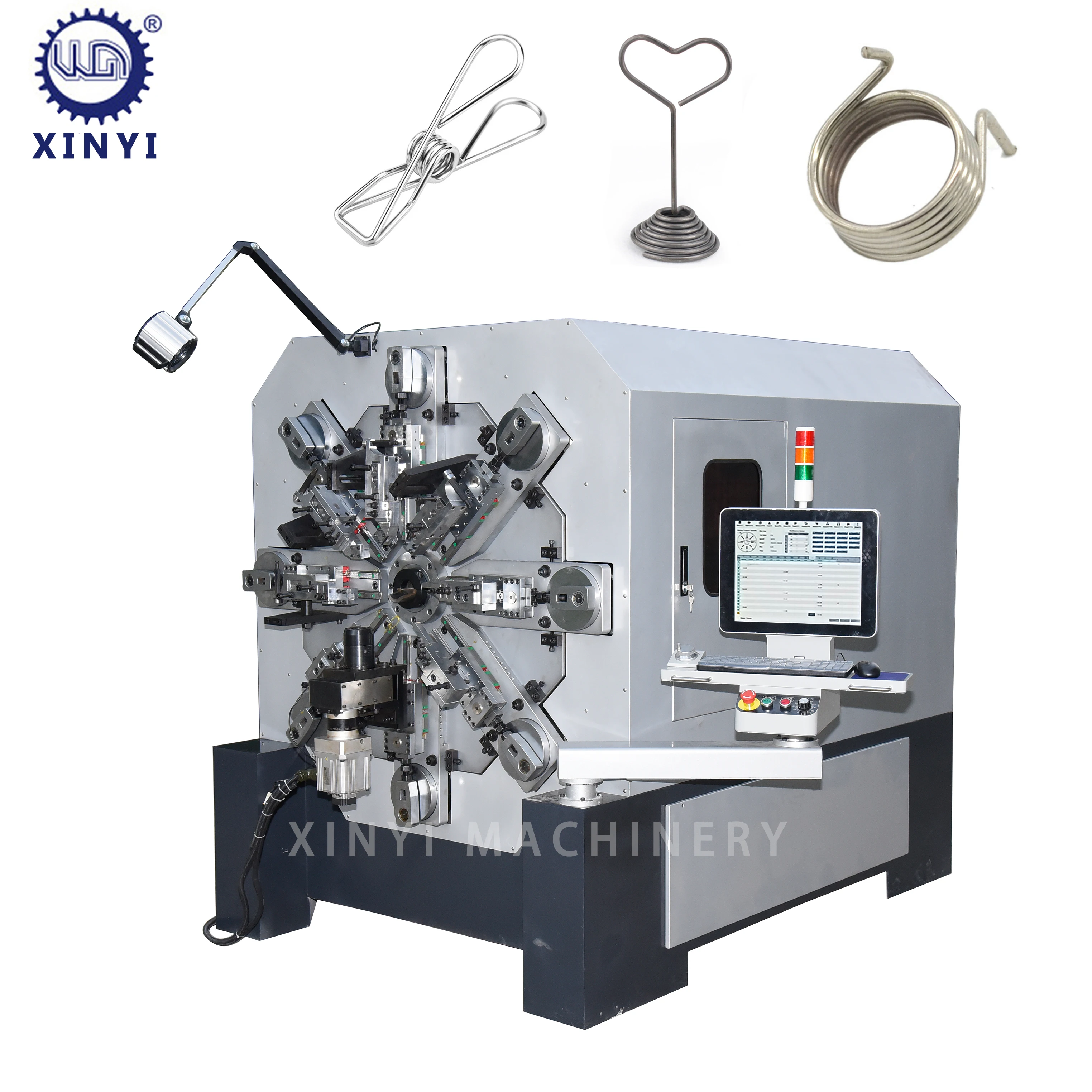 Automatic Multi-axis Camless CNC Spring Making Machine GT40-11R