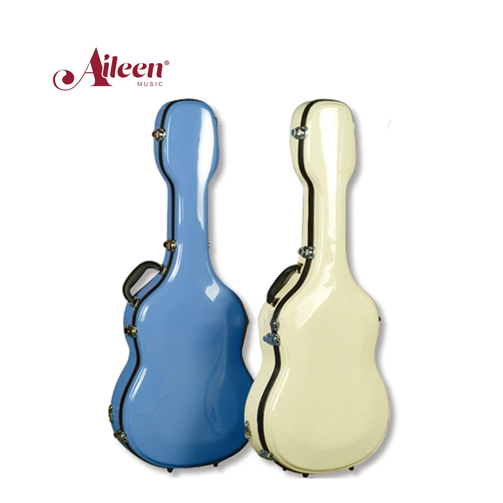 Оптовая продажа, цветной чехол для классической гитары из стекловолокна 39 дюймов (CCG-F20)