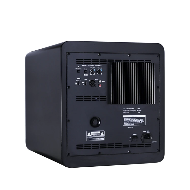 Прямая продажа с завода низкая цена динамик активный домашний кинотеатр 12 дюймов 300 Вт сабвуфер