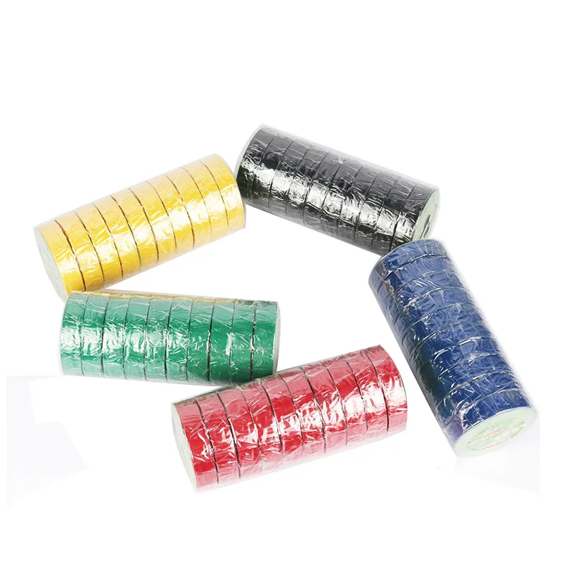 High Quality Fire Retardant PVC Electrical Insulation Tape Black for High Voltage PVC Electrical Insulating roll tape