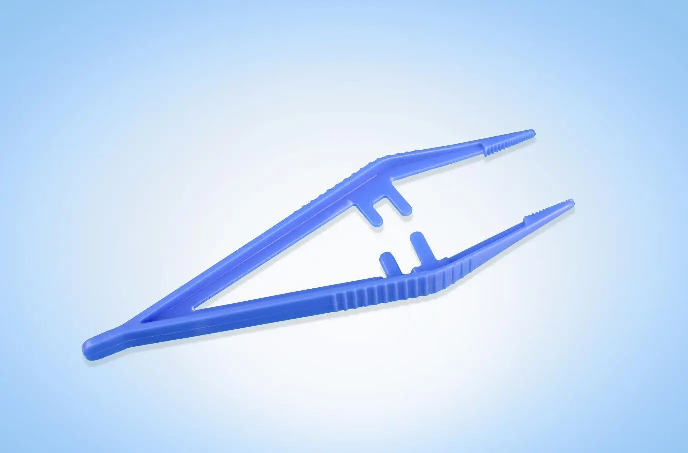 Disposable Medical Plastic Forceps Rhombus Type 13.9cm