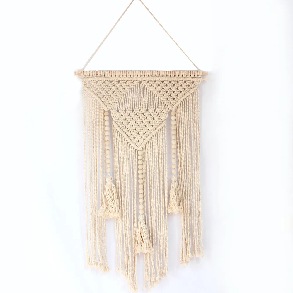 Boho Cotton Knitted acrame Wall Hanging Home Decor Tapestry Wall Hanging