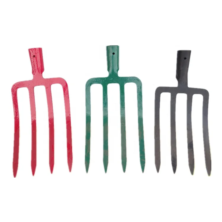 Tangshan Factory Hoes and Forks Steel Shovel Pick Fork Hoes Farm Hand Fork