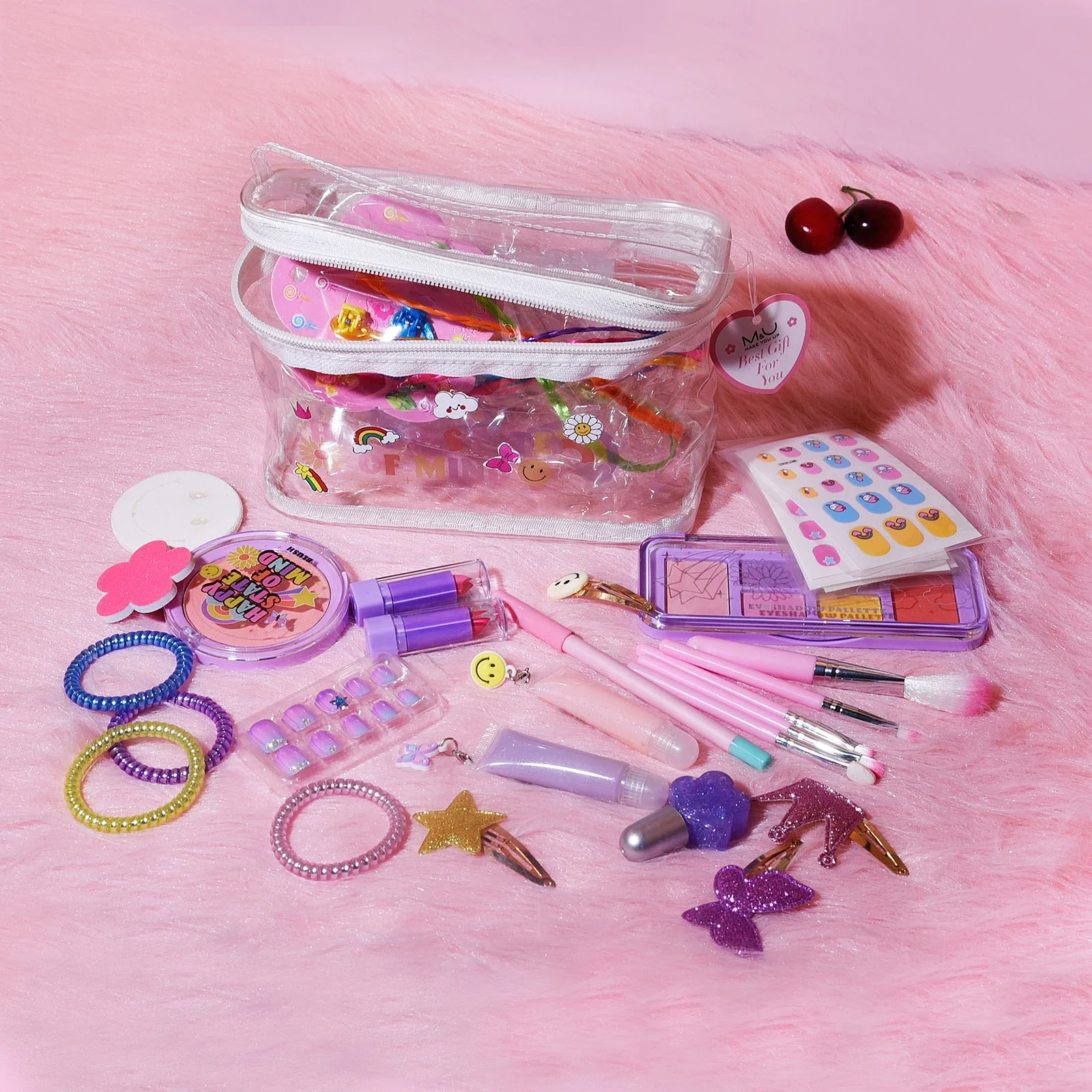 Makeup Gift Sets High Quality Custom logo Non-toxic Talc Free Kids Makeup Set