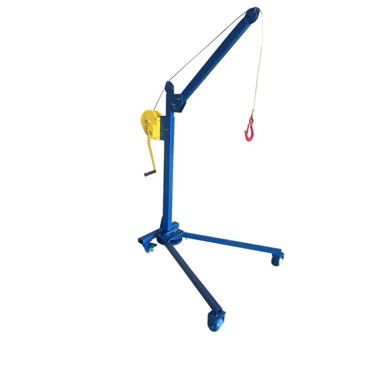 Mobile small crane household folding hand crane 200KG