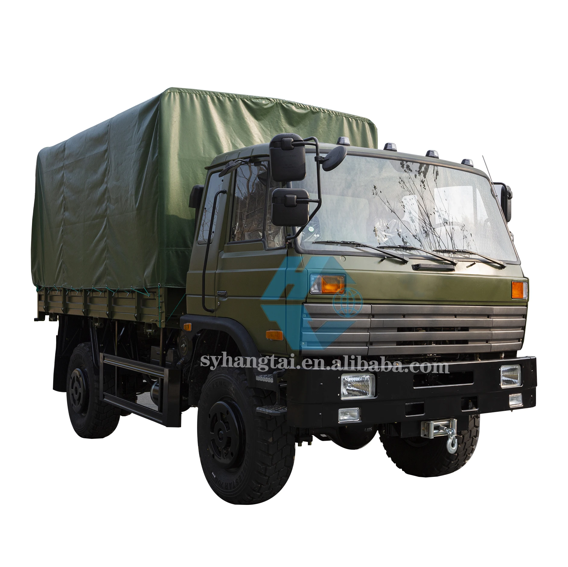 Custom All Wheel Drive Personnel Transportation 4WD Truck 190hp Diesel Engine With 60% Gradeability