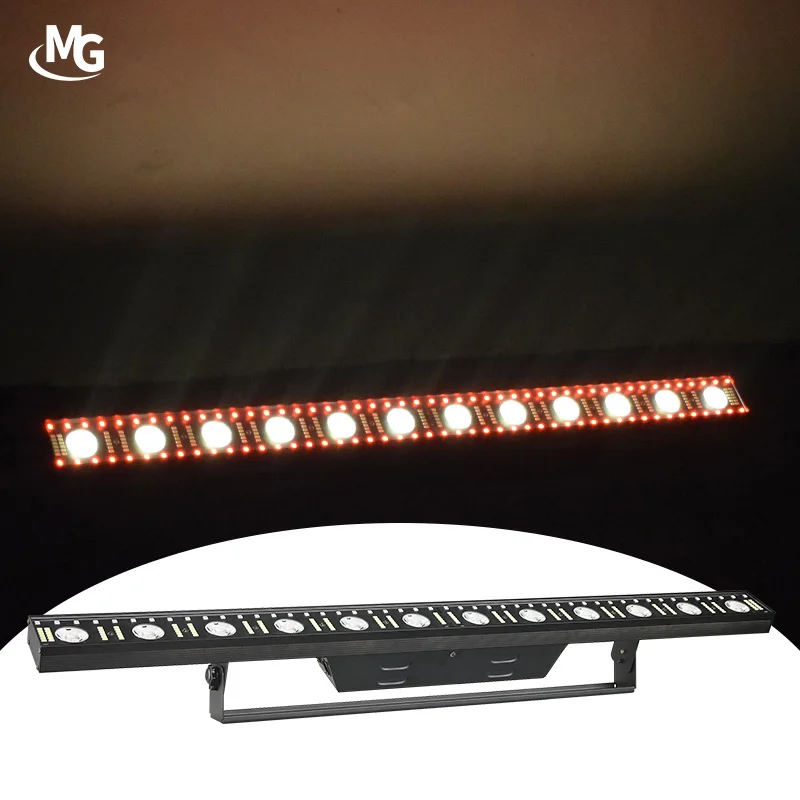 Strobe Beam Wash 3in1 12pcs LED Bar Wall Washer Cyclorama Lights