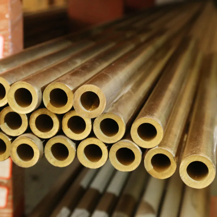Copper tube manufacturers supply thick wall brass copper pipe 516 H65 precision pancake copper tubes spot