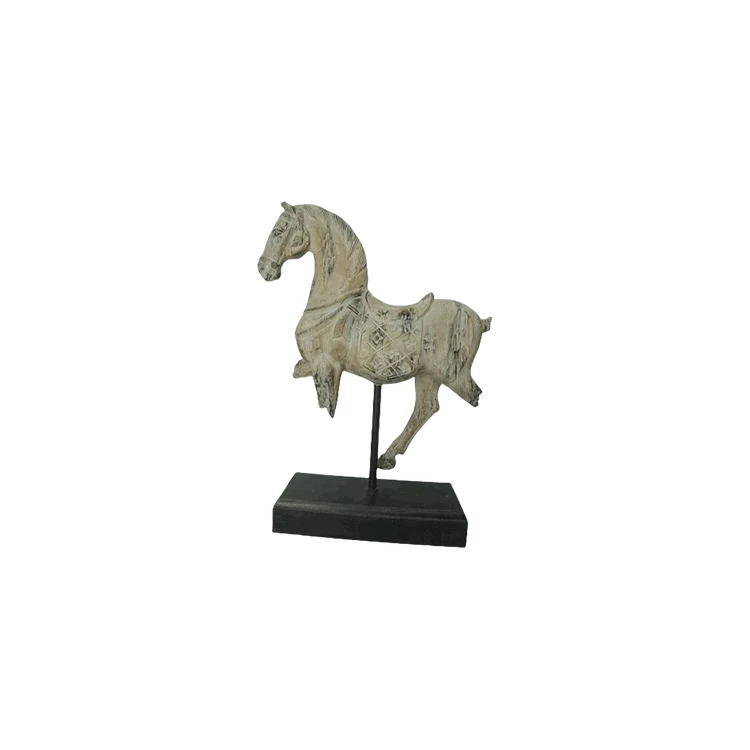 Resin Anime Statue Chinese Style Horse Decoration Wonder of the World Ornaments