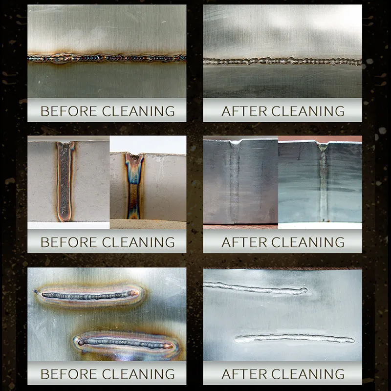 Long-term use of unprotected weld cleaning machine