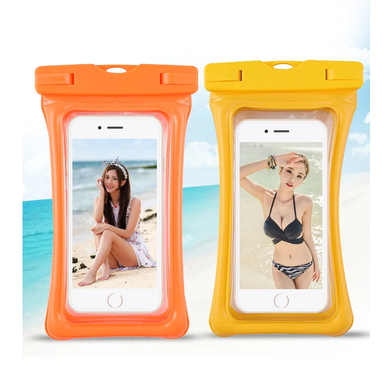 Wholesale Price Water Proof Mobile Phone Bag Cover Floating PVC Waterproof Phone Case Pouch Dry Bag For Swimming Diving