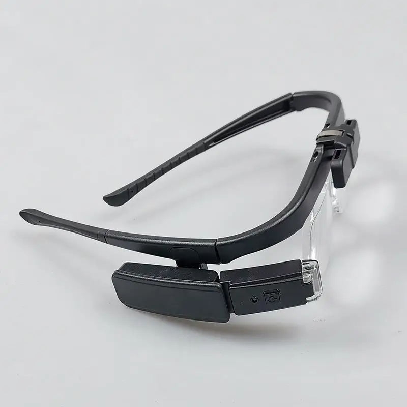 Dental loupes wireless light folding magnifier magnifying glasses with led lamp