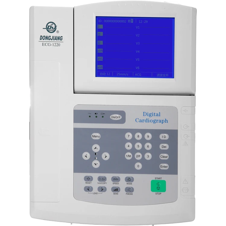 Распродажа! Медицинское оборудование для ЭКГ 12 выводы 3 канальный цифровой портативный экг cardiograph машина