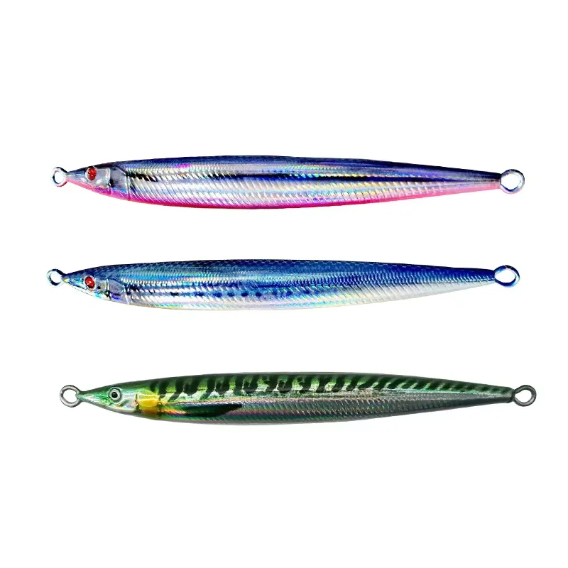 High Quality fast sinking lure 150g weight luminous jigging saltwater freshwater big game fishing lure for tuna marlin salmon