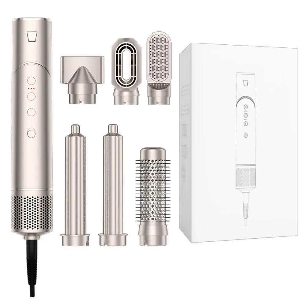 Многофункциональный 6 в 1 110000 об/мин, высокоскоростная Складная Щетка с горячим воздухом 1300 Вт, мощный bldc бесщеточный мотор, ионный стайлер, Фен