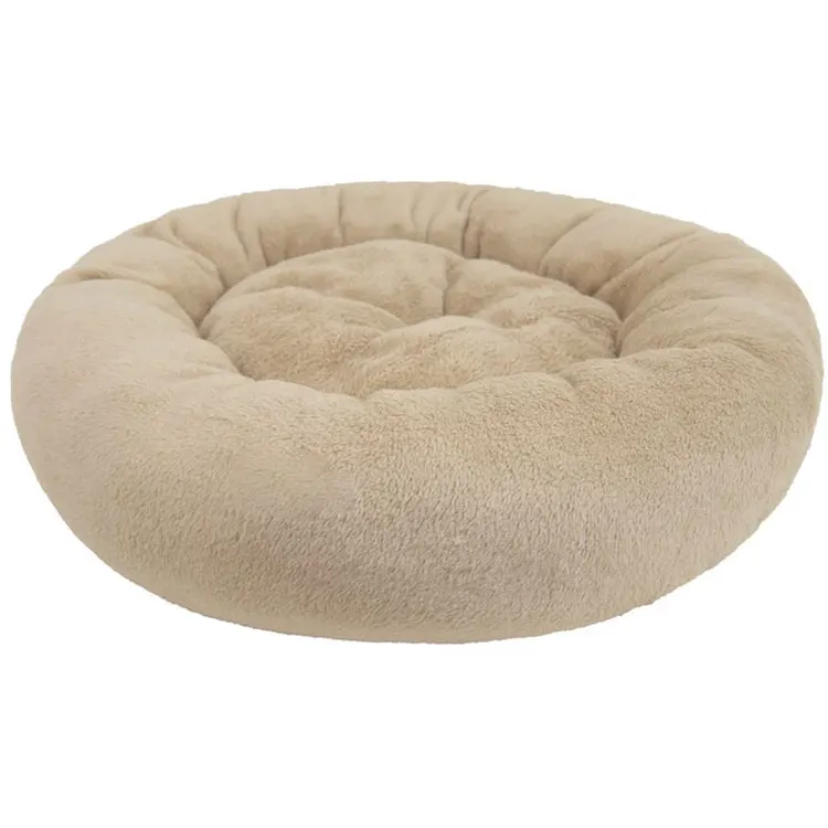 Cozy Atmosphere Providing Head Dreams Pet Round Bolster Dog Bed Donut